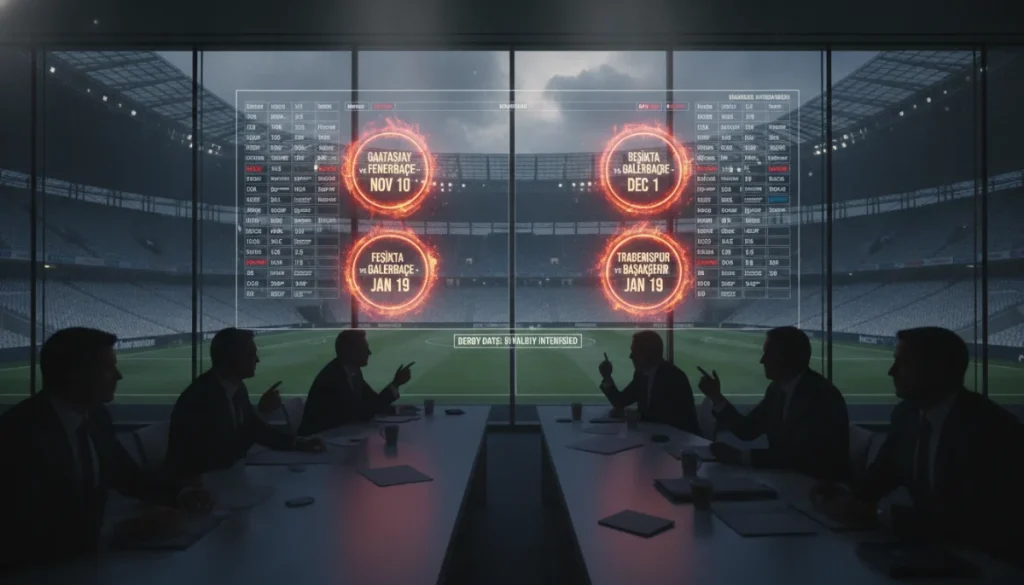 Süper Lig’de Dev Randevular: 10 Haftalık Derbi Fikstürü Netleşti